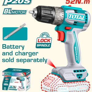 აკ. ბურღი-სახრახნისი 20V, 52ნმ, 550-2000