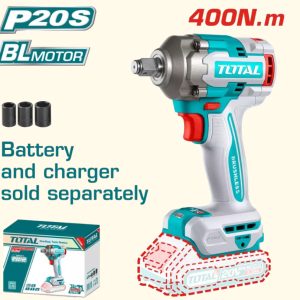 აკ.ქანჩის გასაღები 20V, 400ნმ, 1/2