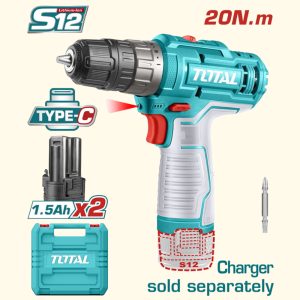 აკ.ბურღ.სახრახნისი 12ვ,0-400/0-1500ბრ/წთ