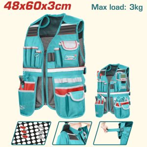 ინსტრუმენტების ჟილეტი, 17ჯიბით