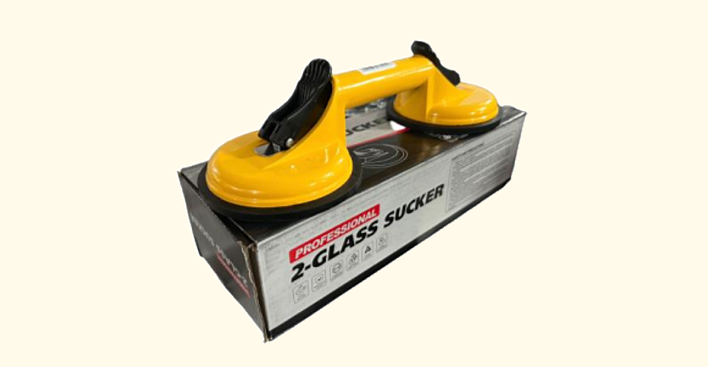 მინის დამჭერი 2 თავით