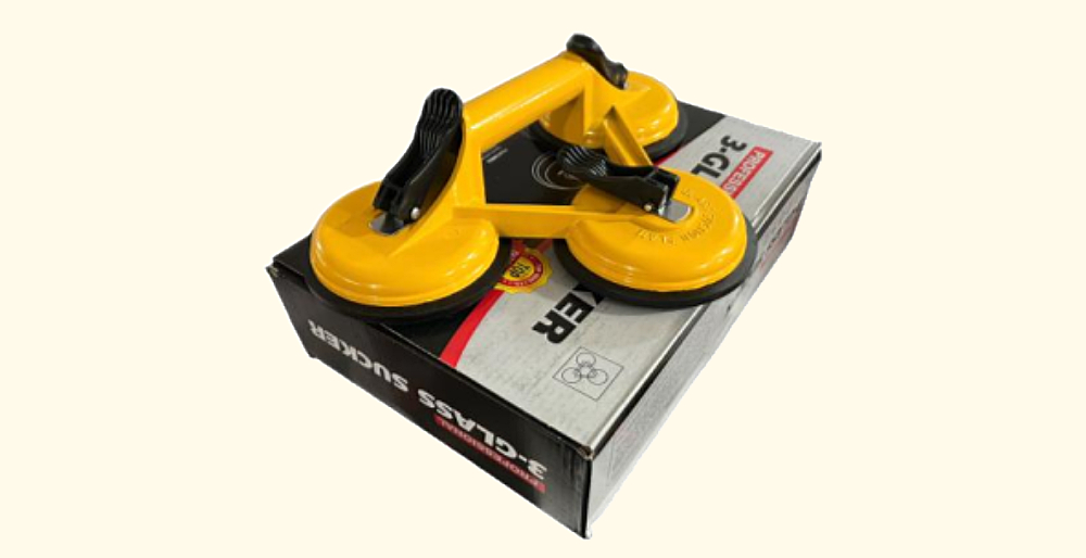 მინის დამჭერი 3 თავით