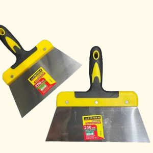 შპატელი რეზინის ტარით (ყვითელი)