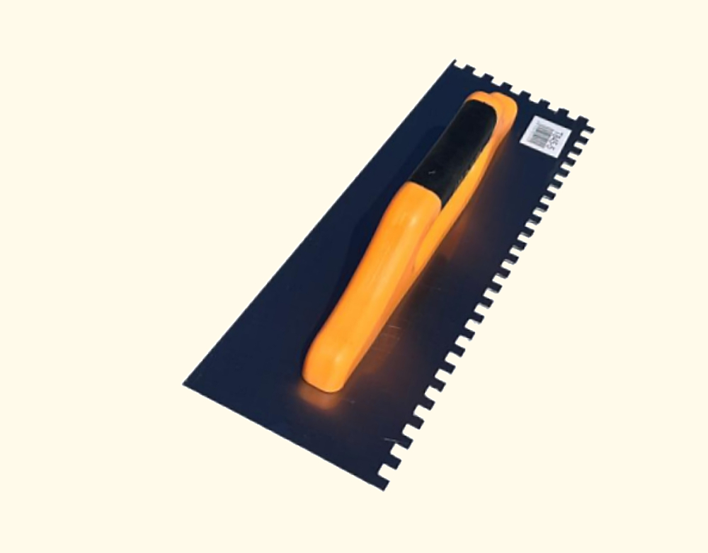 მებათქაშის ინსტრუმენტი კბილანებით