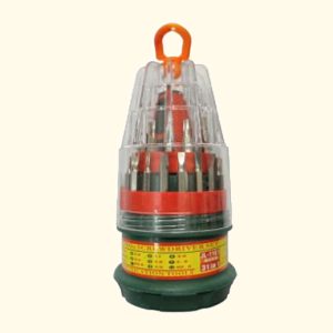 სახრახნისების კომპლექტი 31PCS