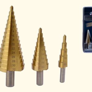 ბურღების ნაკრები ლითონის 3pcs