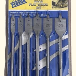 ხის ბურღების ნაკრები 6 ცალი