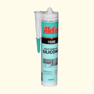 SA1100E სილიკონის ჰერმეტიკი 280გ - გამჭვირვალე (AKFIX)